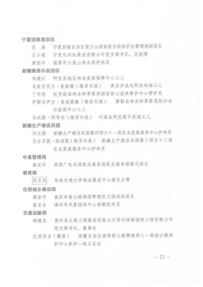 关于表彰全国绿化先进集体、劳动集体和先进工作者的决定 人社部发[2022]52号_页面_23.jpg